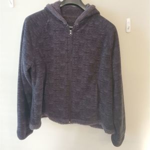 Super‎ soft fleece hooded teddy jacket plus size 2X